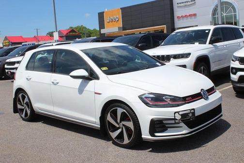 Pure White 2020 Volkswagen Golf GTI 2.0T S