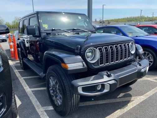 Black 2025 Jeep Wrangler Sahara