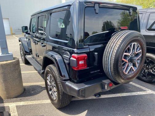 Black 2025 Jeep Wrangler Sahara