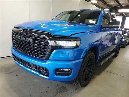 Blue 2025 RAM 1500 Laramie