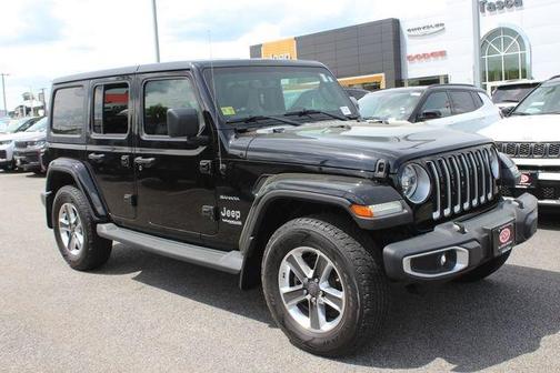 Black 2018 Jeep Wrangler Unlimited Sahara