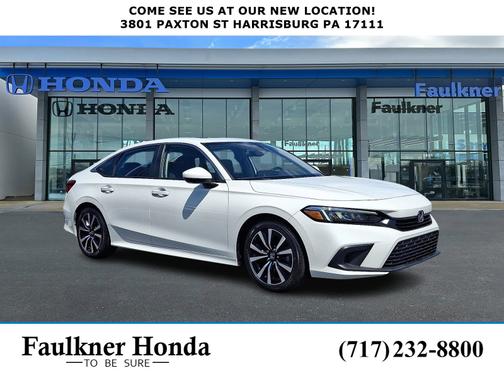 Platinum White Pearl 2023 Honda Civic