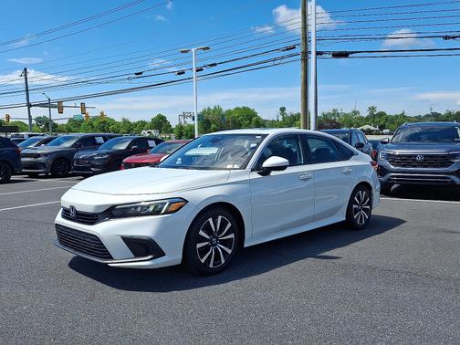 Platinum White Pearl 2023 Honda Civic