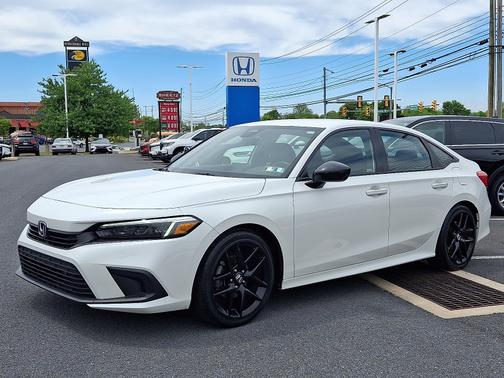 Platinum White Pearl 2024 Honda Civic