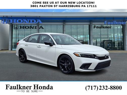 Platinum White Pearl 2024 Honda Civic