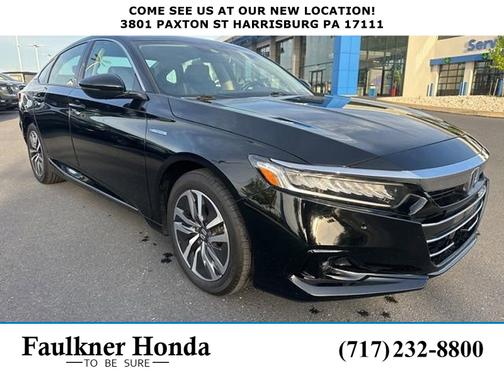 Crystal Black Pearl 2021 Honda Accord Hybrid