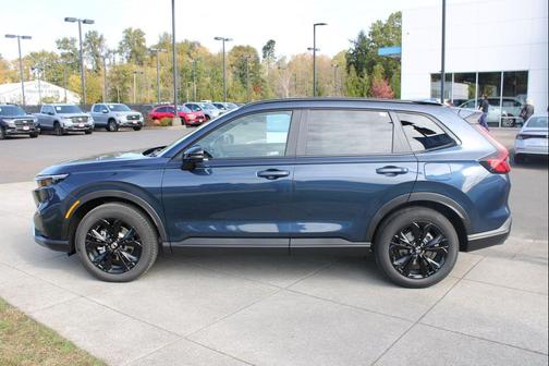 Canyon River Blue Metallic 2027 Honda CR-V Hybrid Sport Touring AWD