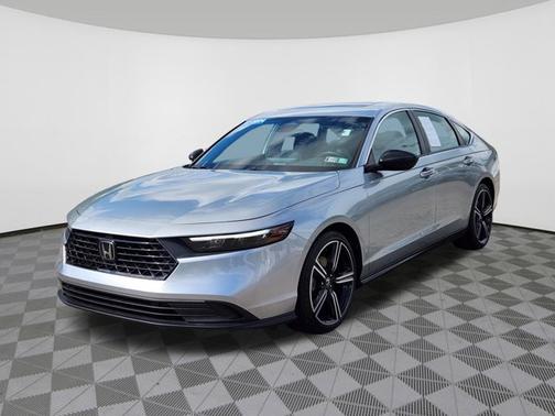 Solar Silver Metallic 2024 Honda Accord Hybrid Sport