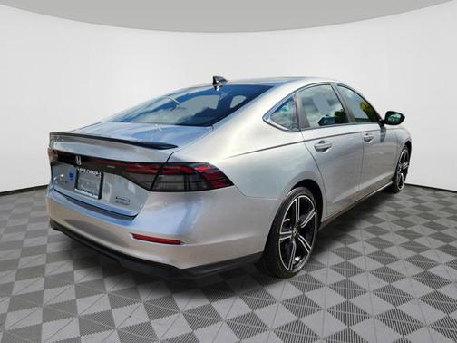 Solar Silver Metallic 2024 Honda Accord Hybrid Sport