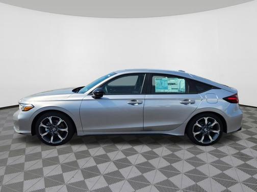 Solar Silver Metallic 2026 Honda Civic Hybrid Sport Touring