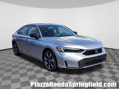 Solar Silver Metallic 2026 Honda Civic Hybrid Sport Touring