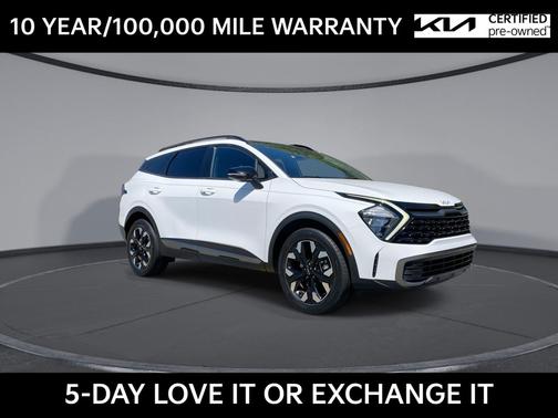 Glacial White Pearl 2023 Kia Sportage X-Line