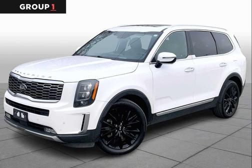 Glacial White Pearl 2021 Kia Telluride SX