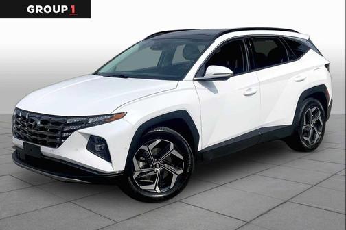 White Pearl 2024 Hyundai TUCSON Hybrid Limited