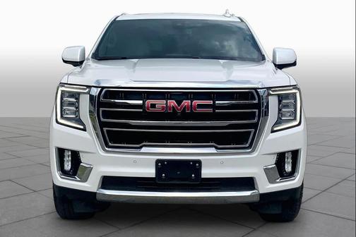 White Frost Tricoat 2021 GMC Yukon SLT