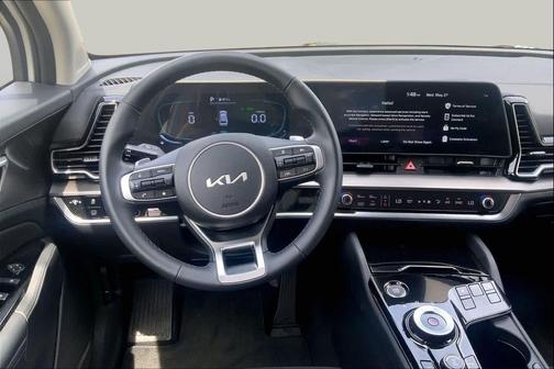 Snow White Pearl 2025 Kia Sportage Hybrid EX