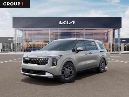 Ivory Silver 2026 Kia Carnival Hybrid EX