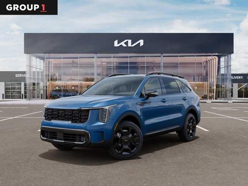 Mineral Blue 2026 Kia Sorento Hybrid SX Prestige