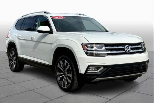 Pure White 2020 Volkswagen Atlas 3.6L SEL Premium
