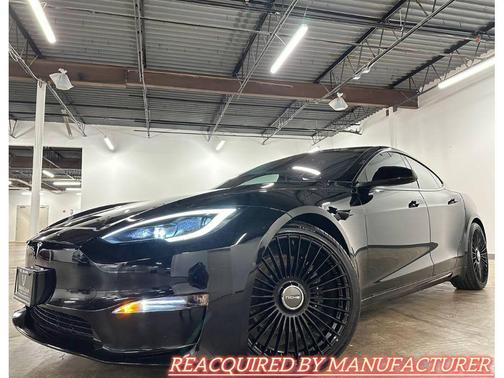 Solid Black 2022 Tesla Model S Standard Range