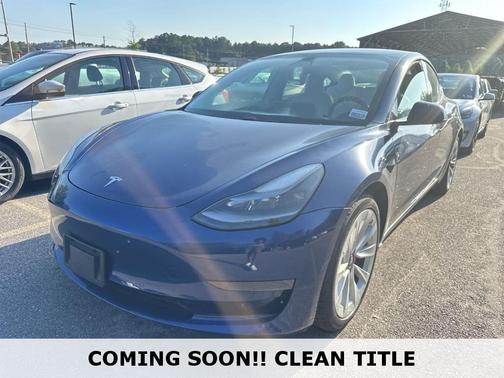 Deep Blue Metallic 2021 Tesla Model 3 Standard Range Plus