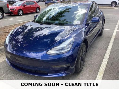 Deep Blue Metallic 2019 Tesla Model 3 Standard Range Plus