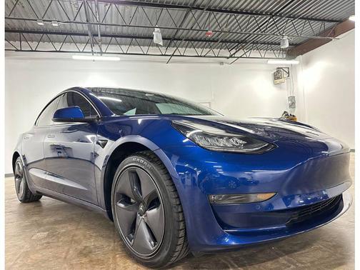 Deep Blue Metallic 2019 Tesla Model 3 Standard Range Plus