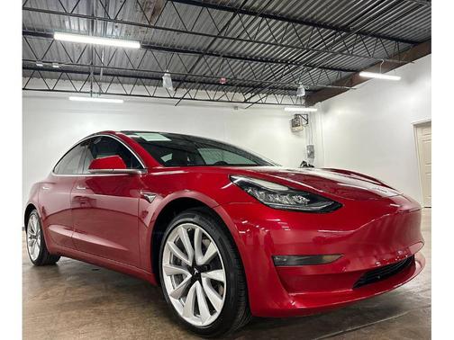 Red Multi-Coat 2018 Tesla Model 3 Long Range