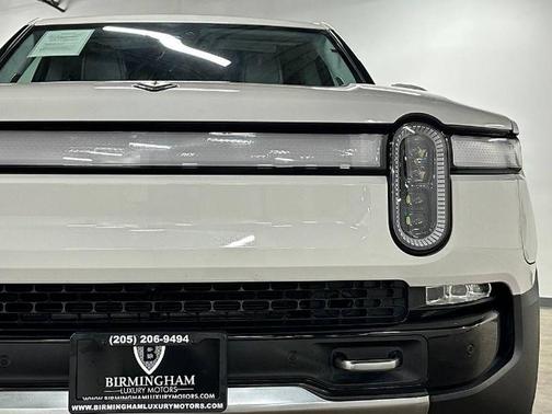 Glacier White 2023 Rivian R1T Adventure Quad Motor Large Pack