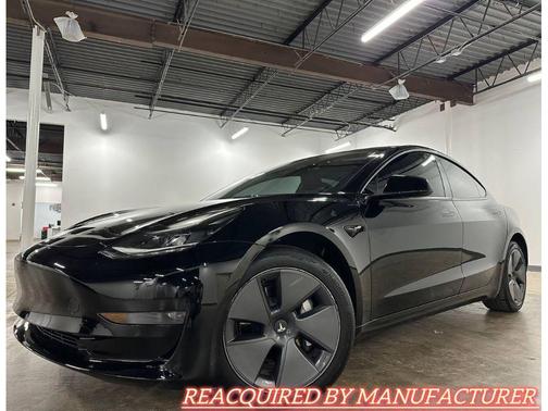 Solid Black 2023 Tesla Model 3 Standard Range