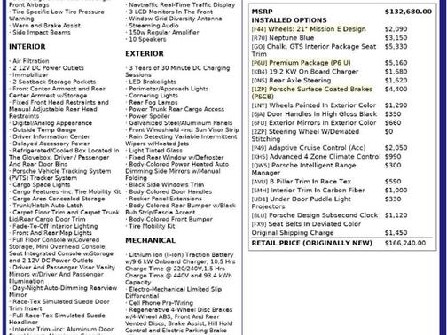 2023 Porsche Taycan GTS