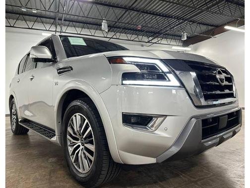 Brilliant Silver Metallic 2021 Nissan Armada SL 2WD