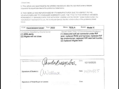 2022 Tesla Model X Plaid Tri Motor All-Wheel Drive