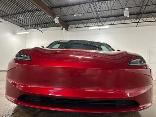 Ultra Red 2025 Tesla Model 3 Long Range