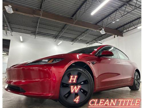 Ultra Red 2025 Tesla Model 3 Long Range