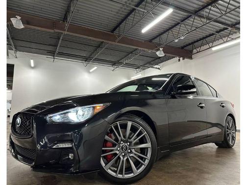 Black Opal Metallic 2023 INFINITI Q50 3.0t RED SPORT 400