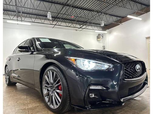 Black Opal Metallic 2023 INFINITI Q50 3.0t RED SPORT 400
