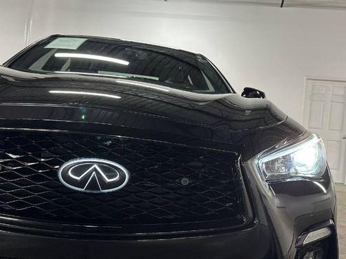 Black Opal Metallic 2023 INFINITI Q50 3.0t RED SPORT 400