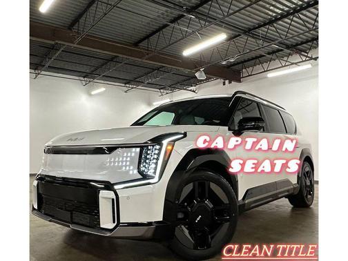 Snow White Pearl 2024 Kia EV9 GT-Line
