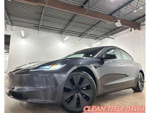 Stealth Grey 2024 Tesla Model 3 Long Range