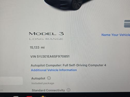 Stealth Grey 2025 Tesla Model 3 Long Range