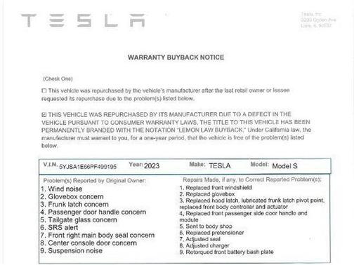 2023 Tesla Model S Plaid