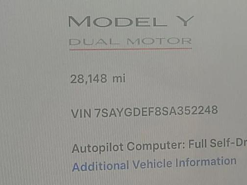 2025 Tesla Model Y Performance Dual Motor All-Wheel Drive