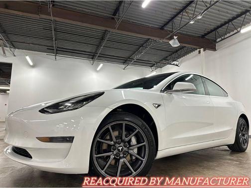 Pearl White Multi-Coat 2020 Tesla Model 3 Standard Range Plus