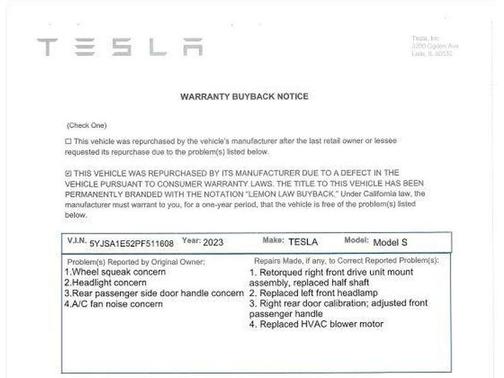 2023 Tesla Model S Base