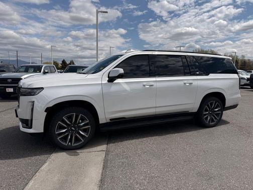 Crystal White Tri-Coat 2021 Cadillac Escalade ESV Sport