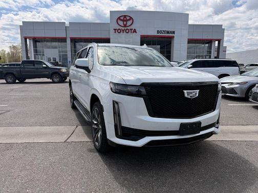 Crystal White Tri-Coat 2021 Cadillac Escalade ESV Sport