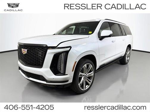 Vibrant White 2026 Cadillac Escalade ESV Platinum Sport