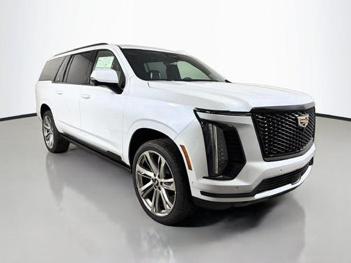 Vibrant White 2026 Cadillac Escalade ESV Platinum Sport