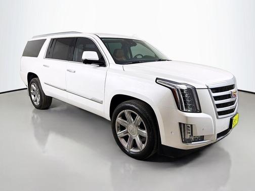 Crystal White Tri-Coat 2017 Cadillac Escalade ESV Premium Luxury